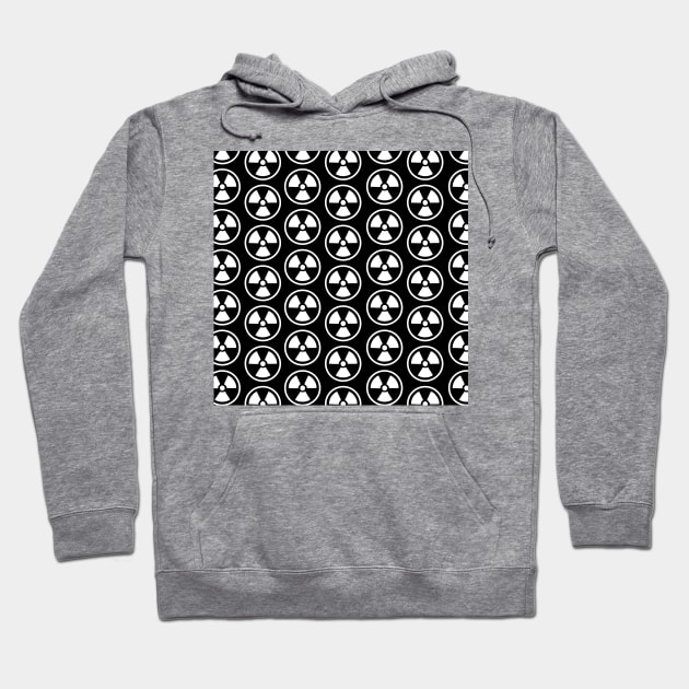 Radioactive Wall White Pattern Hoodie by XOOXOO